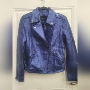 SALE!!! Neiman Marcus Leather jacket biker size small Neiman leather collection